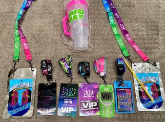 HARD Summer VIP Lanyards, Big Gulp & Capri Sun Pouches