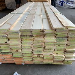 1x6 Tongue And Groove - Center Match - $.89 Lf