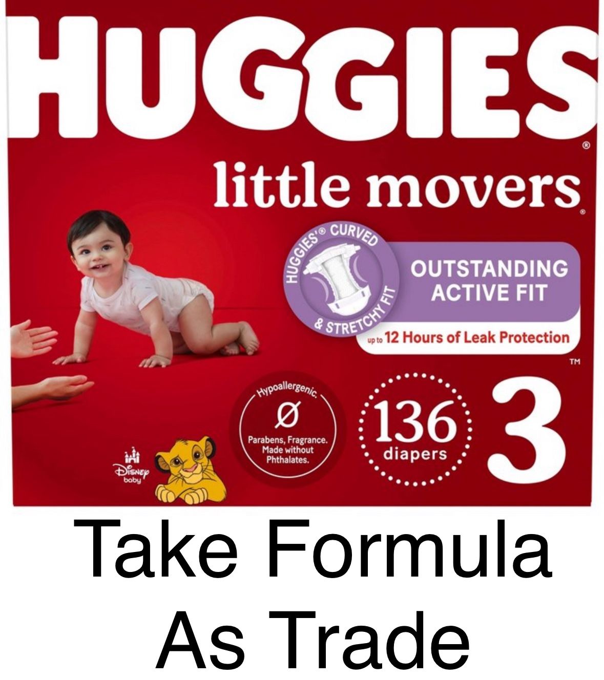 Huggies Little Movers Size 3 Pañales Diapers 