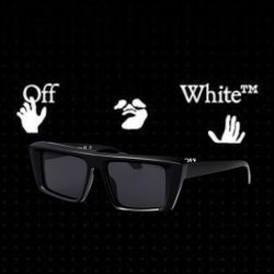 Off—White Solid-Color Wayfarer Sunglasses HARTFORD
