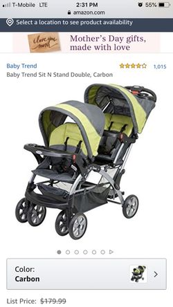 Baby trend double stroller
