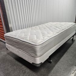 Twin Size Bed With Mattress 