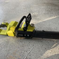 40 Volt Battery RYOBI Chainsaw