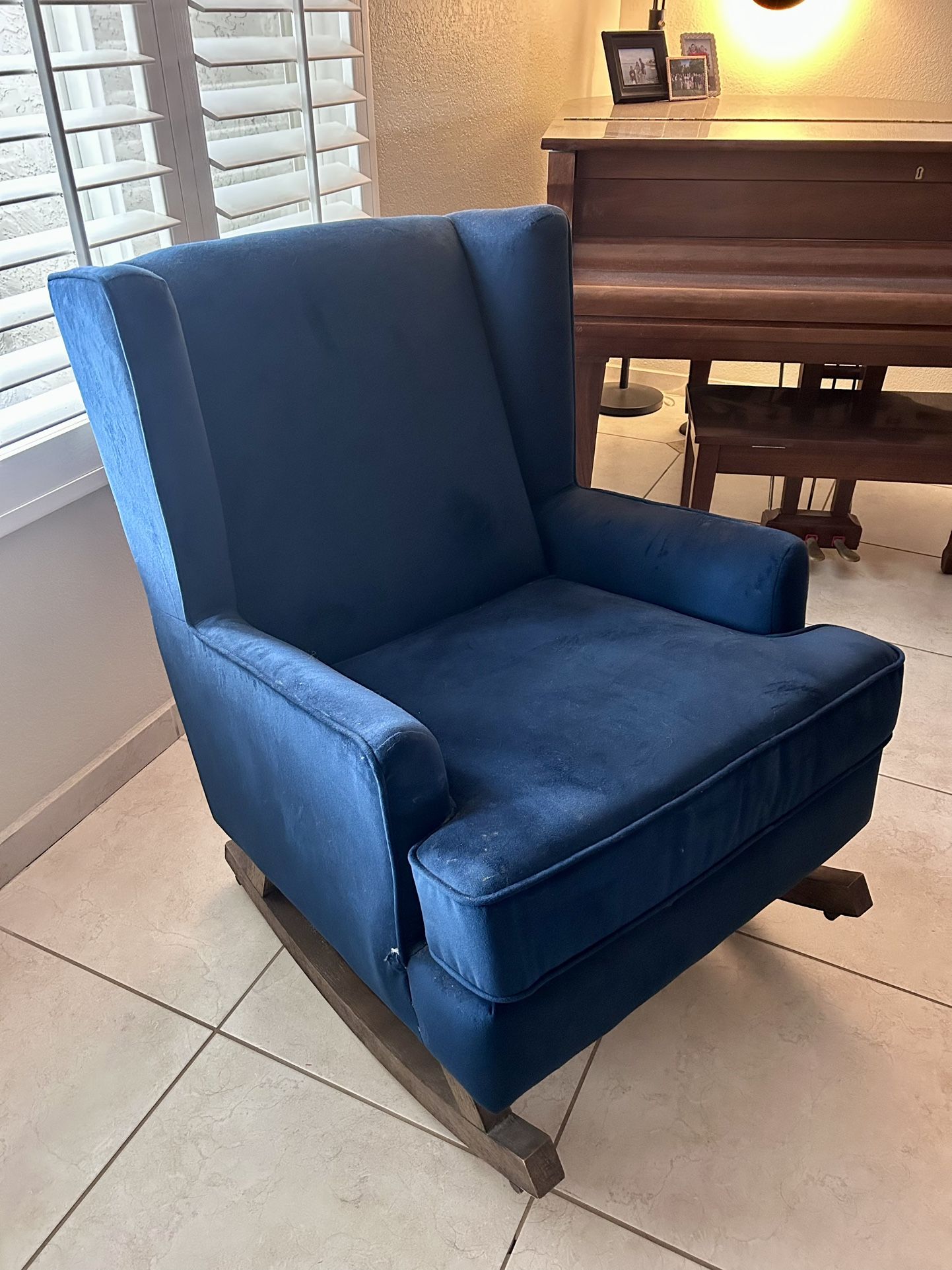 Rocking Chair Blue
