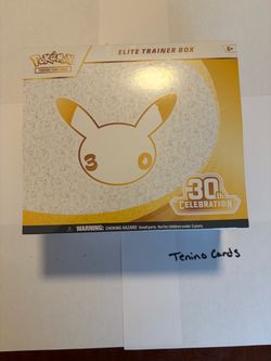Pokemon 30th Anniversary ETB - Sealed