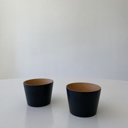 CB2 Steep Wood Tea Cup