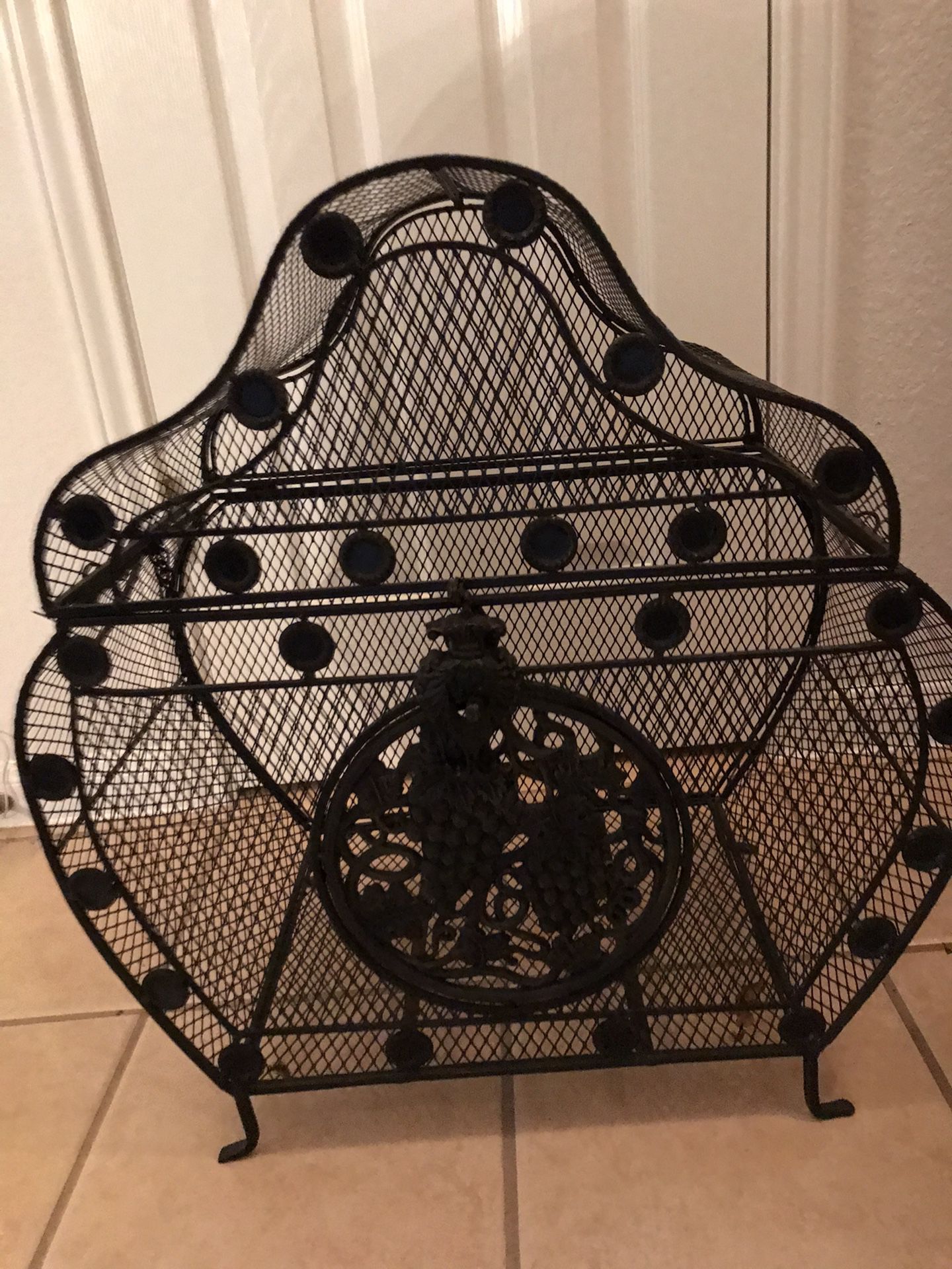 Bird Cage, Decorative, Black Metal
