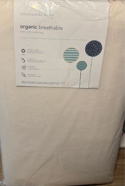 Naturepedic Organic Breathable Mini Crib Mattress