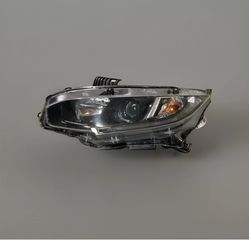 2020 2021 Honda Civic Halogen Left Headlight Used OEM Black USA