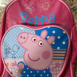 Peppa The Pig Small Backpack NWT