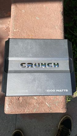 Crunch amp 1000 watts x 4