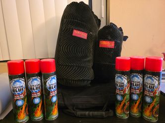 2 bong bags and 6 butane fuel brand new