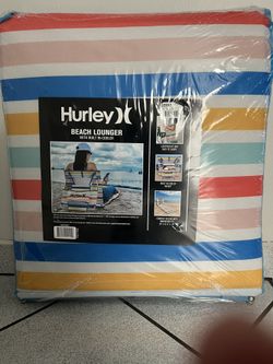 Hurley Beach Lounger With Built In Cooler