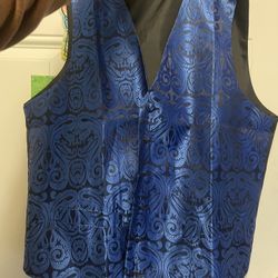 Barry Wang tux vest and tie size L