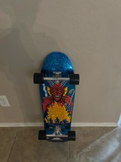 Custom Santa Cruz Skateboard - Stranger Things