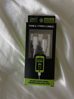 Type C Charger 3 Foot Length 