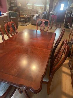 Table and chairs