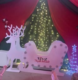 Christmas Reindeer Santa