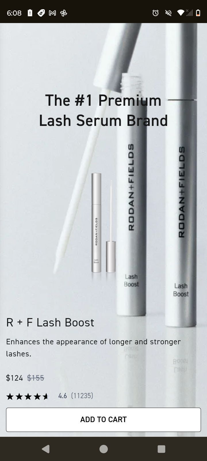 Eye lash boost