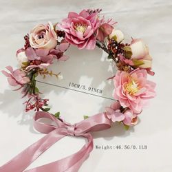 Artificial Flower For Head Decor Headband 