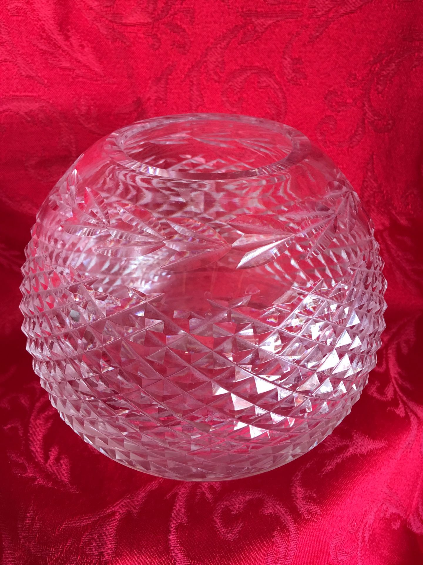 Waterford crystal, “Glandore” Rose bowl