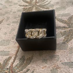 Plated Gold Chain Ring