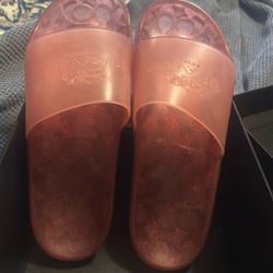 Size 8 Coach Slides 