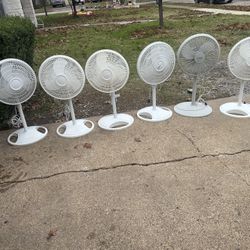 6 Working Fans all  Clean Ready To Go Home 🏠 
