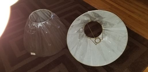 Brown lamp shades