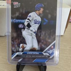 Dodgers Shohei Ohtani Insert Card