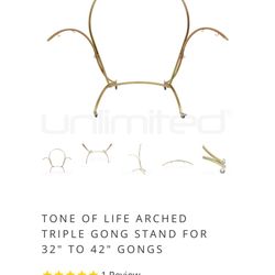 Triple Gong Stand For 32-42” Gongs