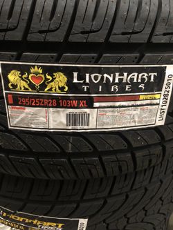 Brand New Tires (1) Lionhart LH Ten (295/25ZR28XL) (Single) ($189)