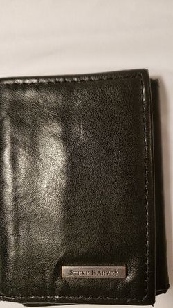 STEVE HARVEY BLACK WALLET