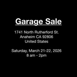 Garage sale 