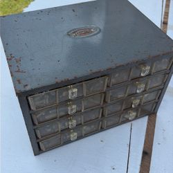Vintage Craftsman Hardware Organizer 1950’s