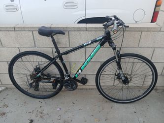 Men's 700c khs six fifty 200 hybrid bike with disc brakes