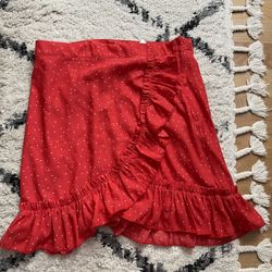 New Red Skirt