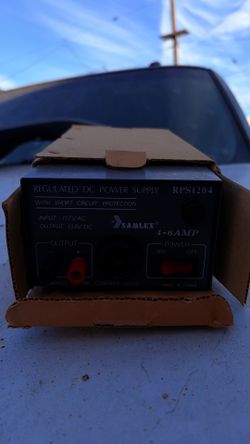 Regulated D.C power supply CHECK BIO FOR PRICES