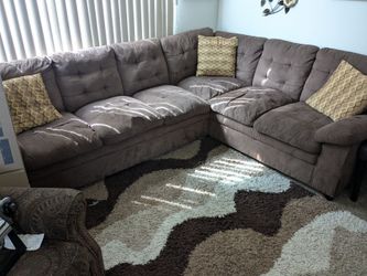 Brown sofa sectional