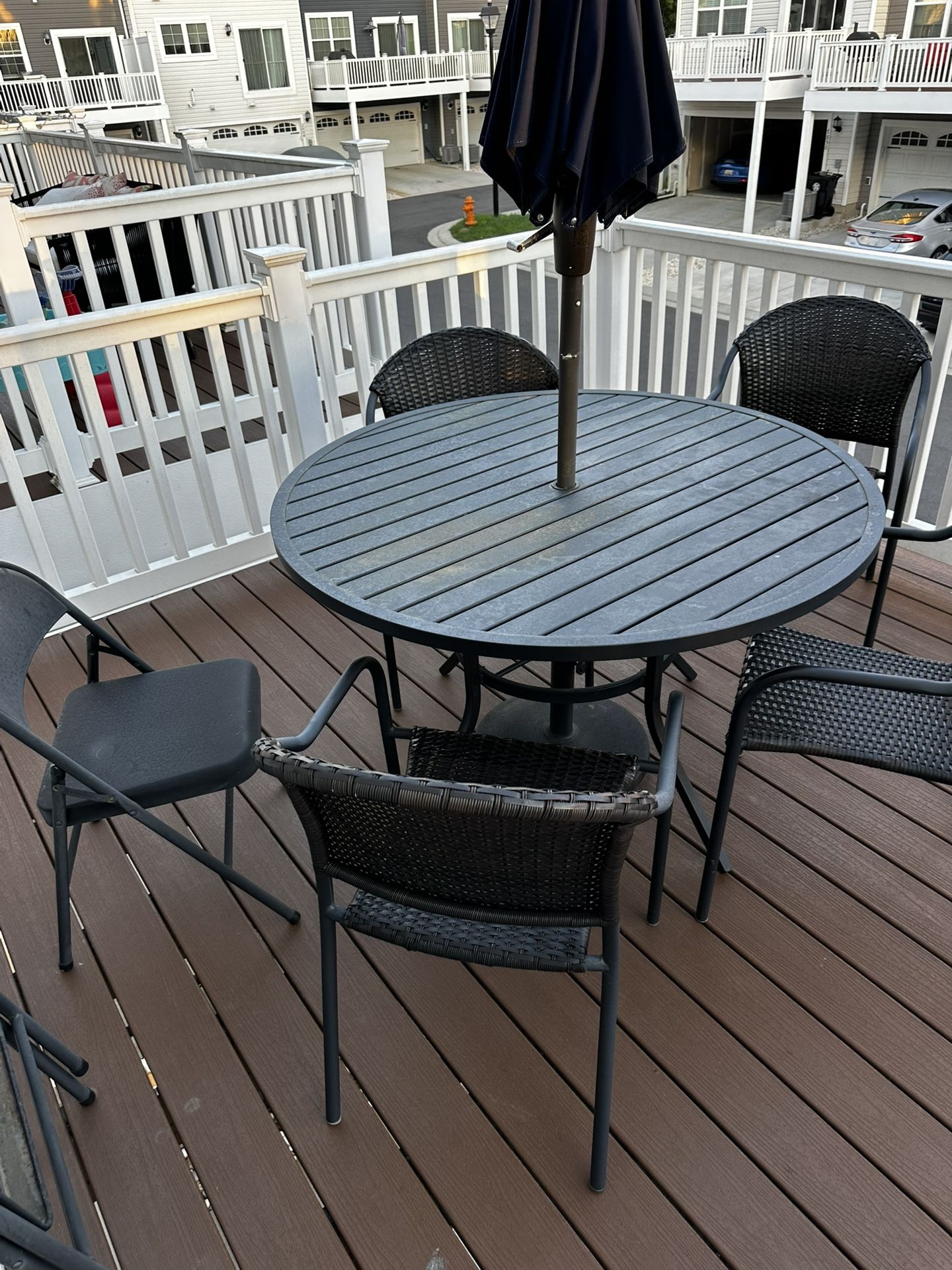 Patio Table And Umbrella