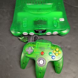 Jungle Green Nintendo 64 Console 