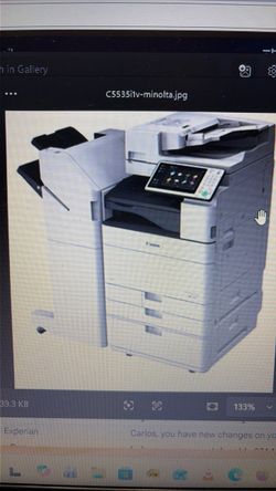 Canon color BW printer/copier