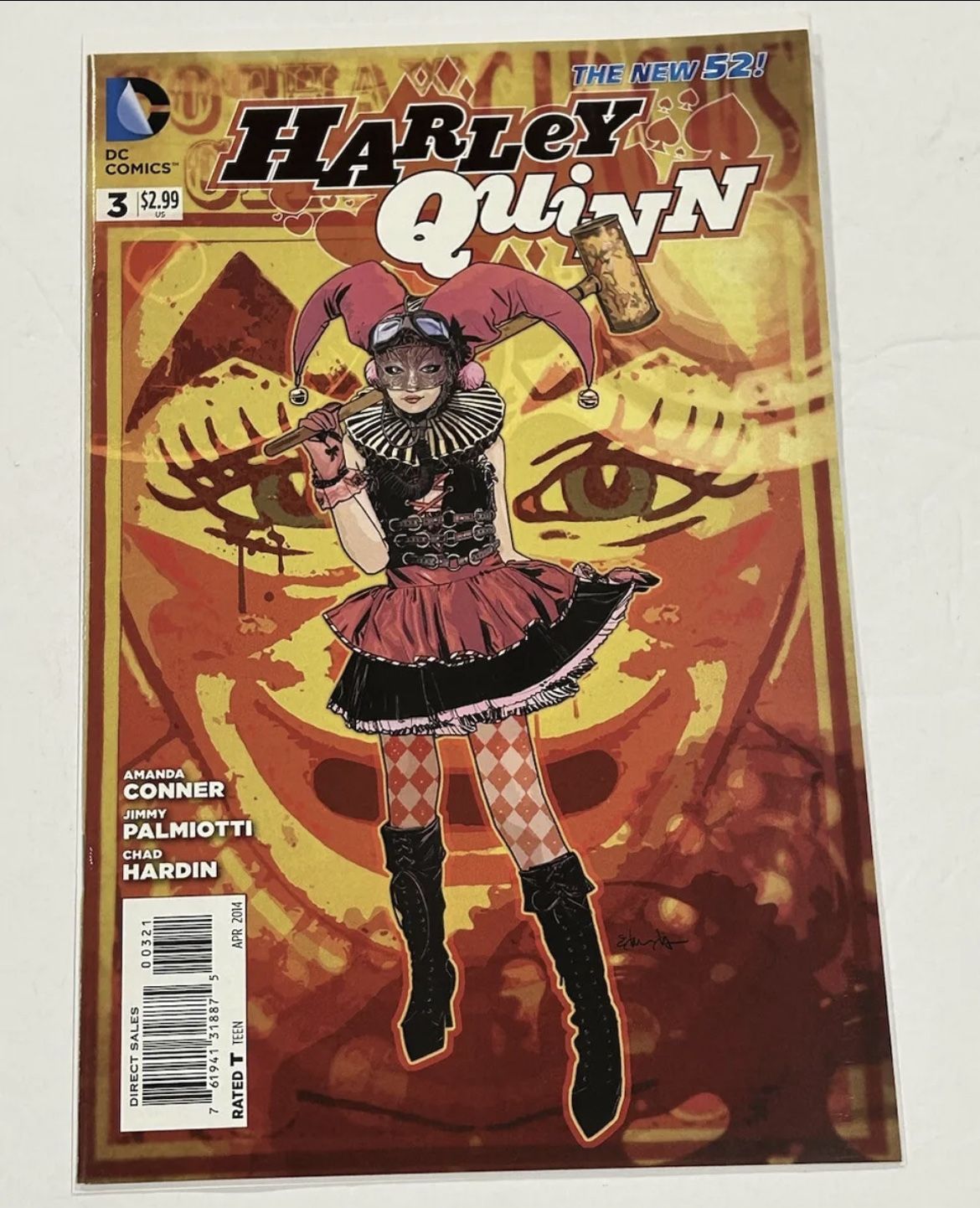 Harley Quinn New 52 #3 Steampunk Variant Tommy Lee Edwards Comic Book