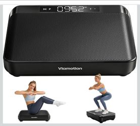 Vibration Plate Exercise Machine, Full Body Vibrating Platform for Lymphatic Drainage Weight Loss, 99 Levels Shake Plate Home Workout Equipment with L