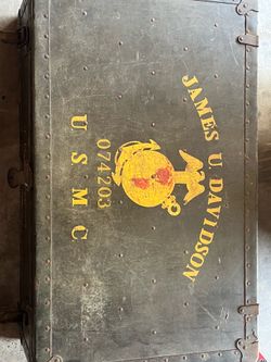1950 era marine foot locker