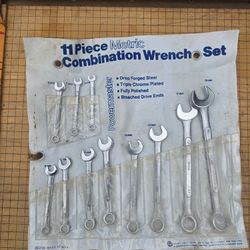 11 piece power master combination wrench set