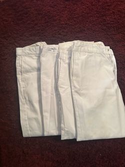 Men’s white work pants