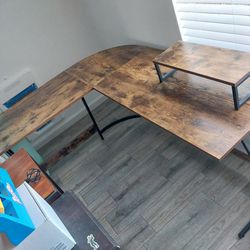 L Shape Desk & Chair