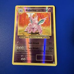 Nidorino [Reverse Holo] #44 Pokemon Evolutions