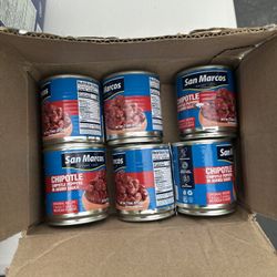 San Marcos Chipotle Peppers in Adobo Sauce - 7.5oz 6 cans